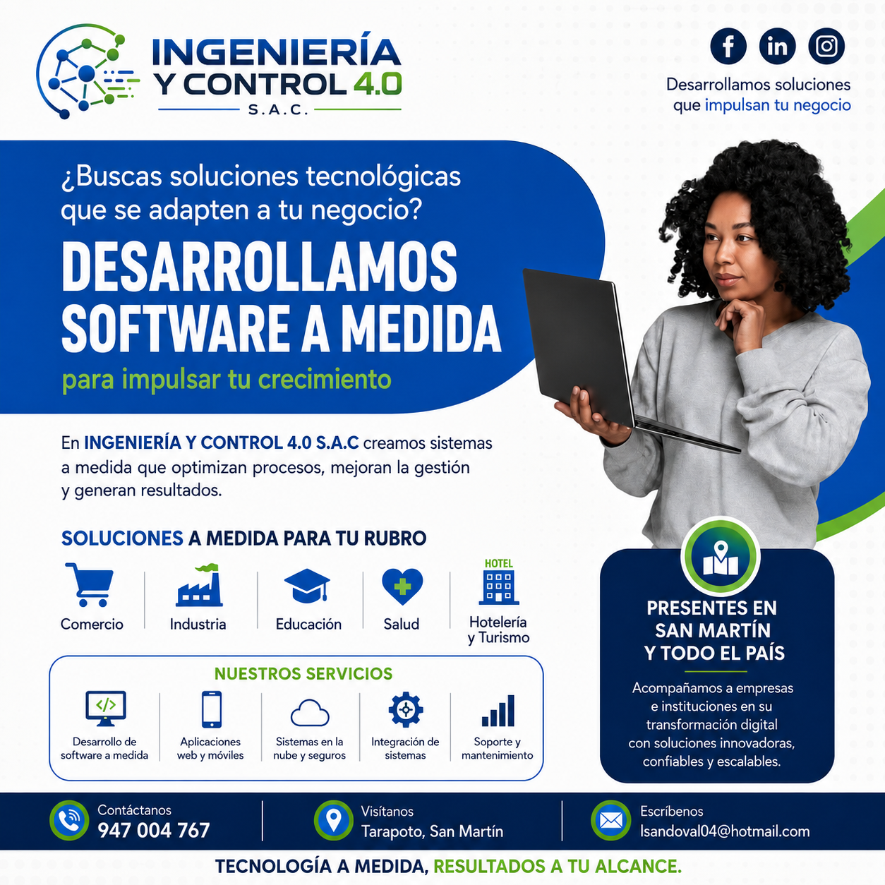 Soluciones tecnológicas de Ingeniería y Control 4.0 S.A.C